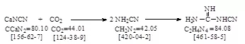 双氰胺生产反应式